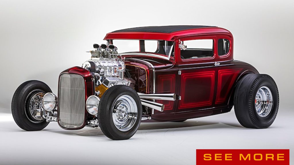 1930 Model A 5 window coupe custom hot rod